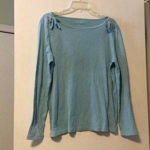 Talbots Blue Long Sleeve